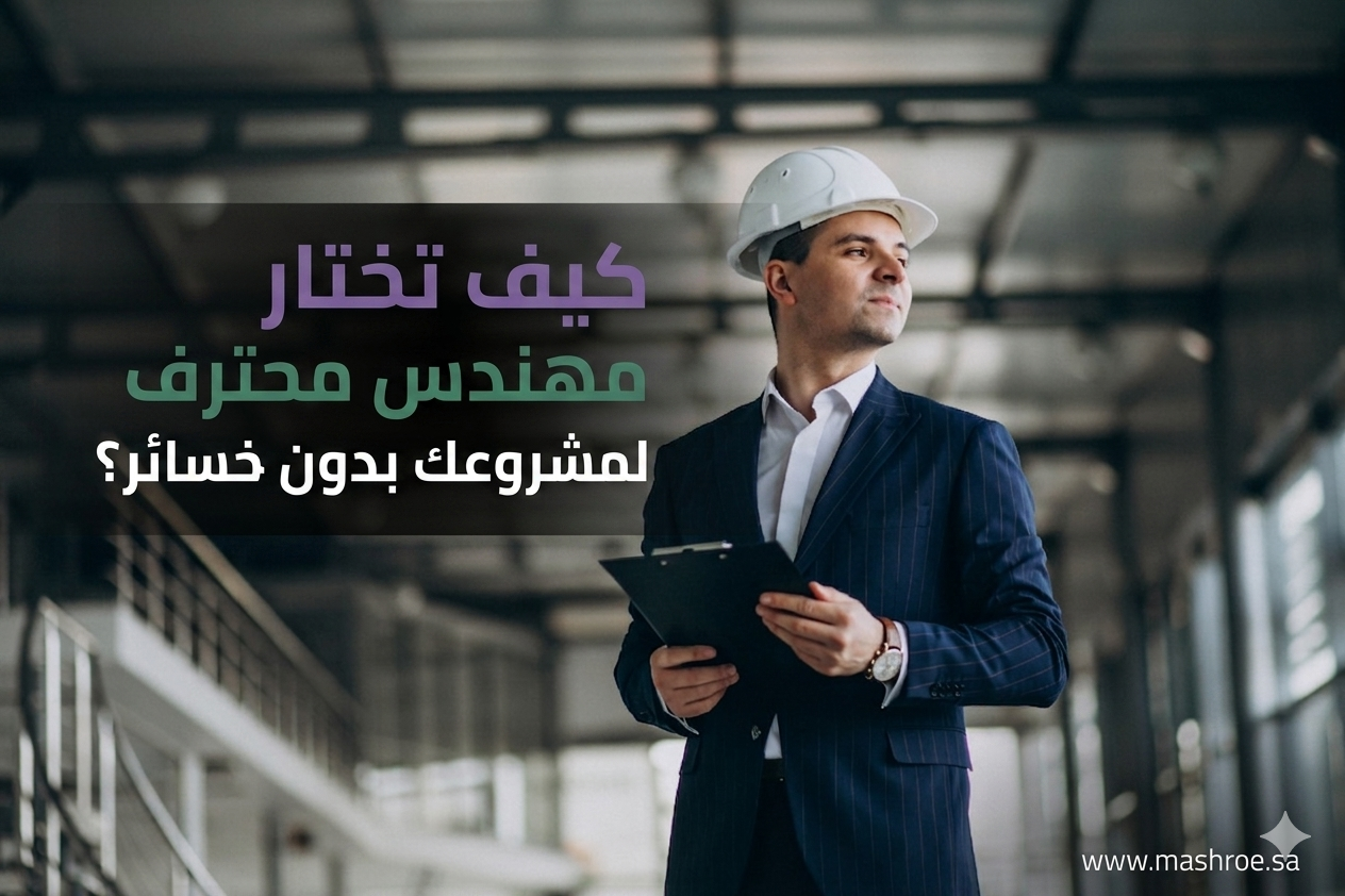 كيف تختار مهندس محترف لمشروعك بدون خسائر؟